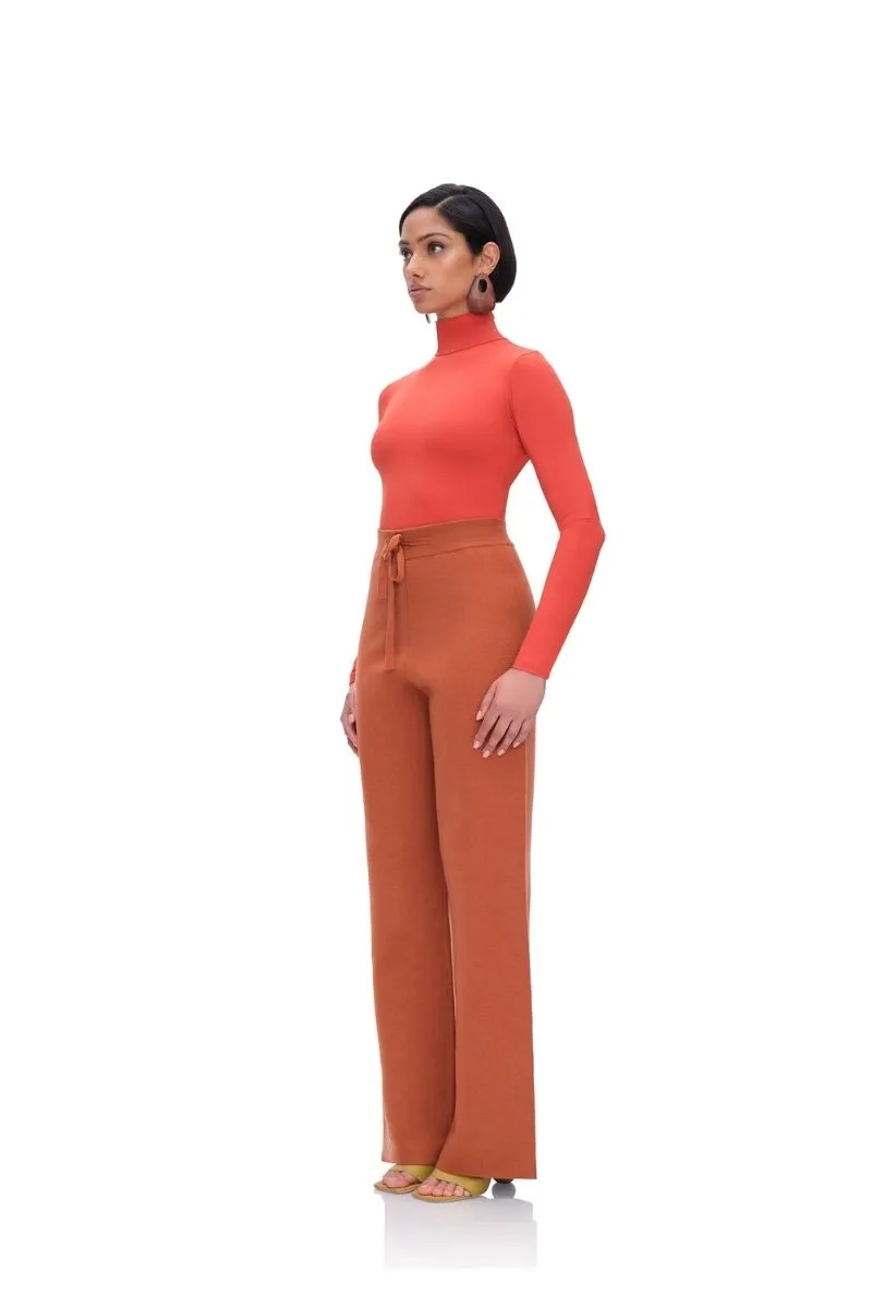 ALLY KNIT PANTS IN PUMPKIN