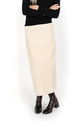 Billie Cord Skirt - Vanilla