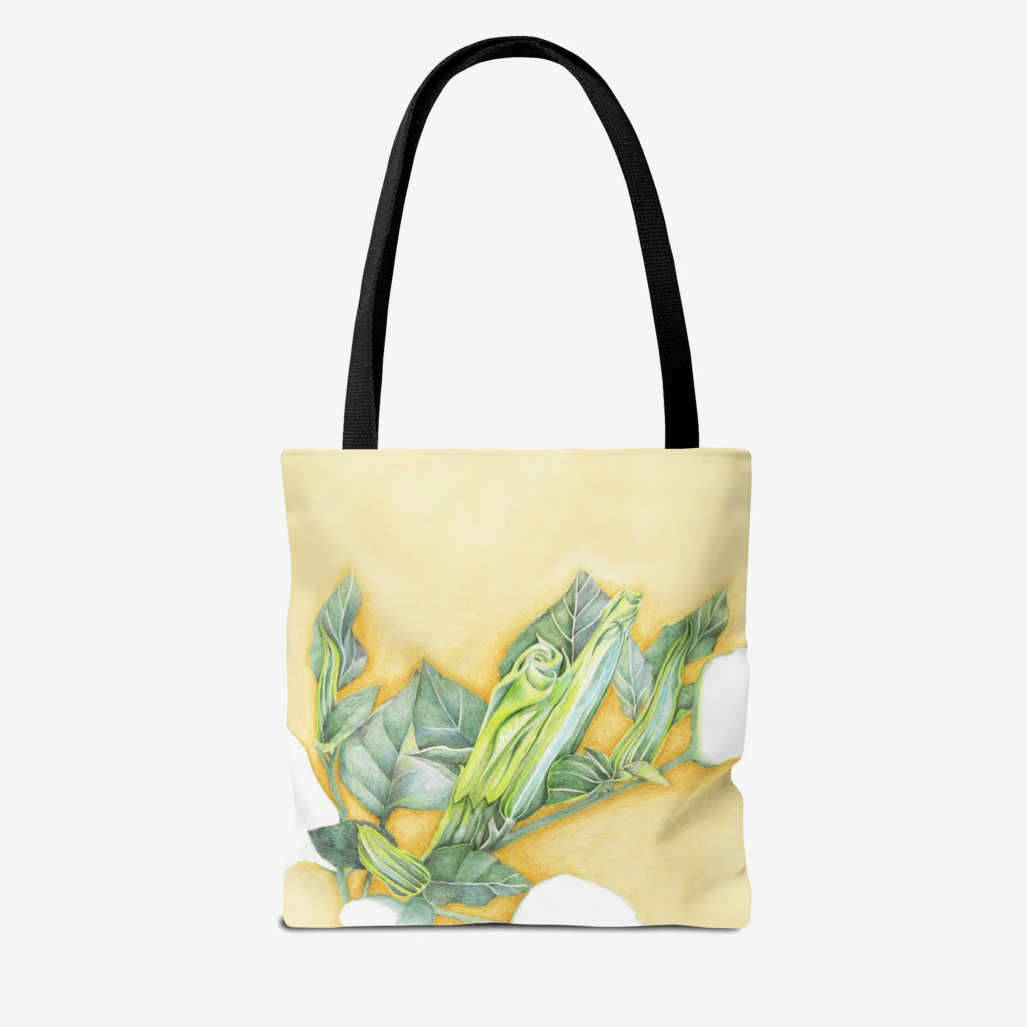 Colorful Squash and Datura Tote Bag