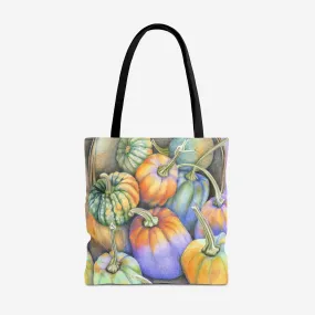 Colorful Squash and Datura Tote Bag