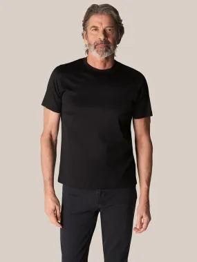 Eton Filo di Scozia T-Shirt in Black
