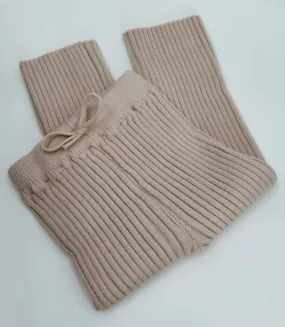 Favorite knit cotton straight leg pants