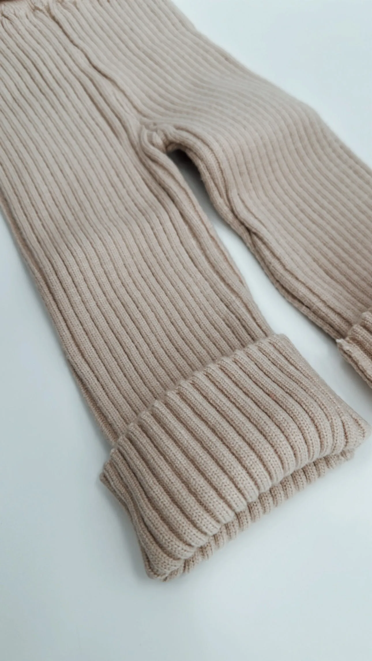 Favorite knit cotton straight leg pants