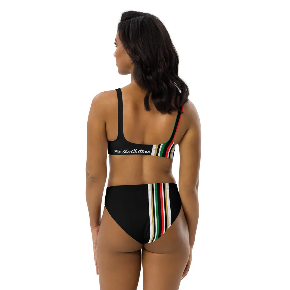 ForTheCulture- Recycled high-waisted bikini