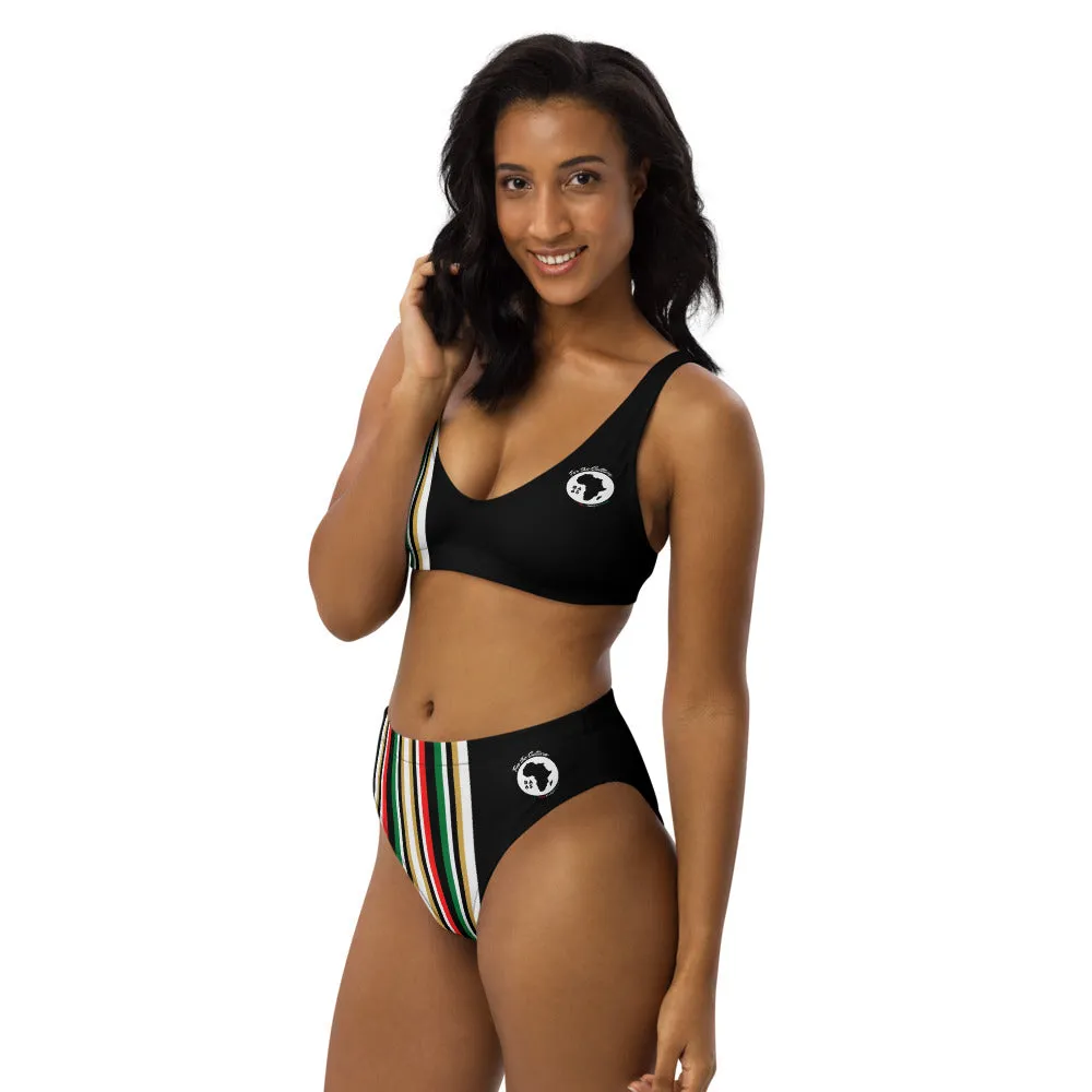 ForTheCulture- Recycled high-waisted bikini