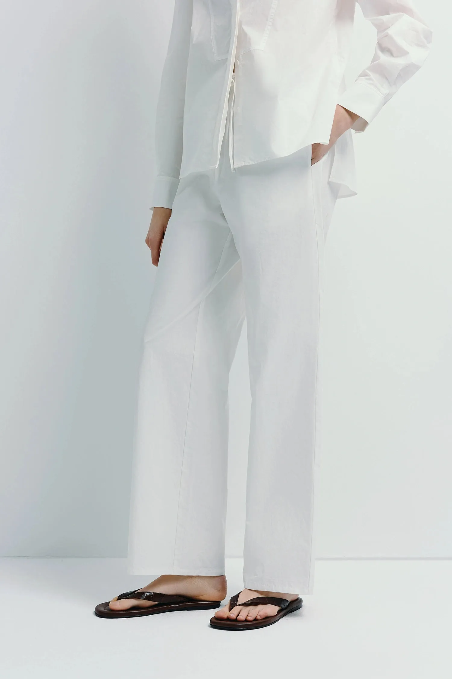 Frannie Poplin Pant