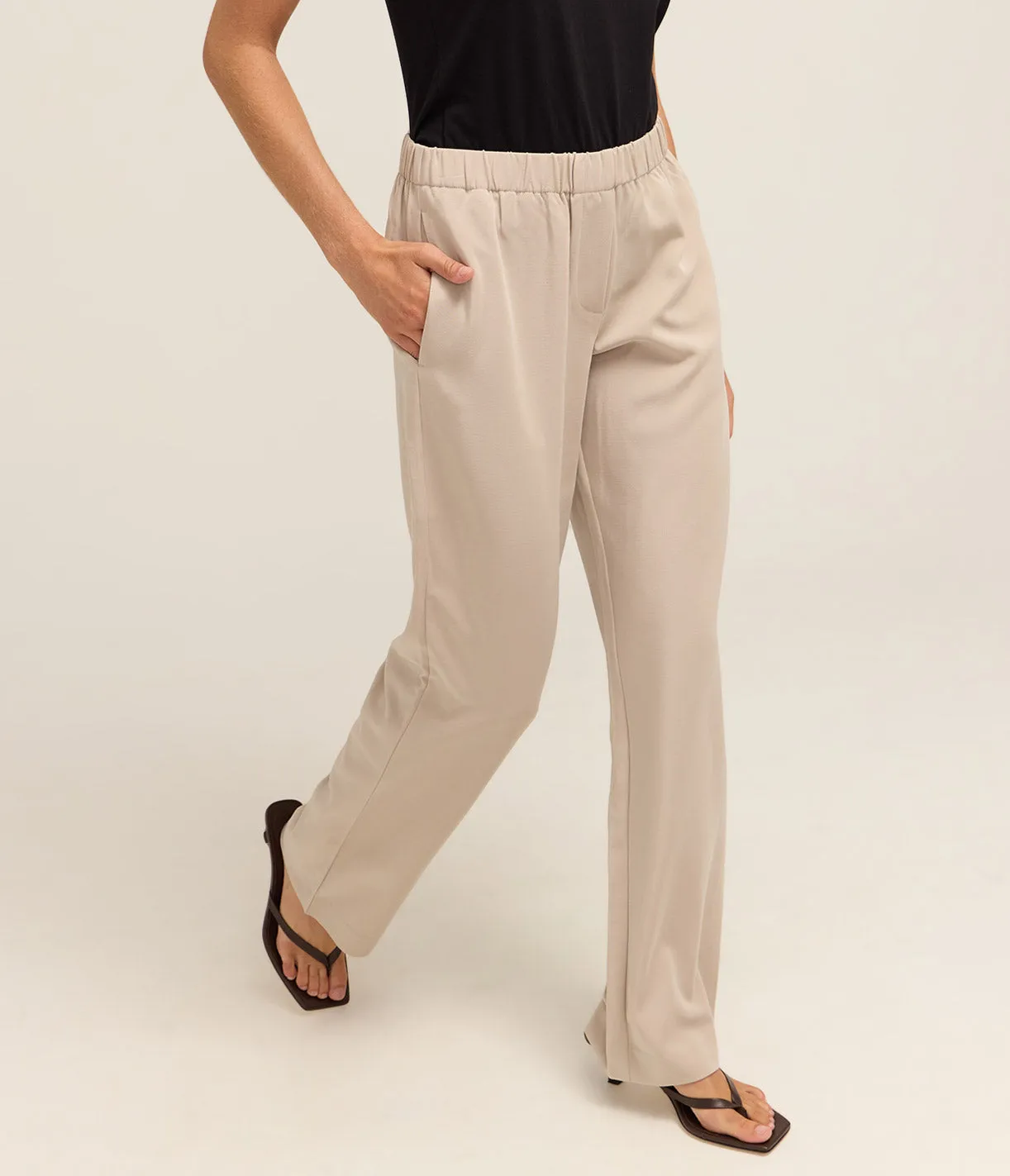 Hoys Straight Pants in String