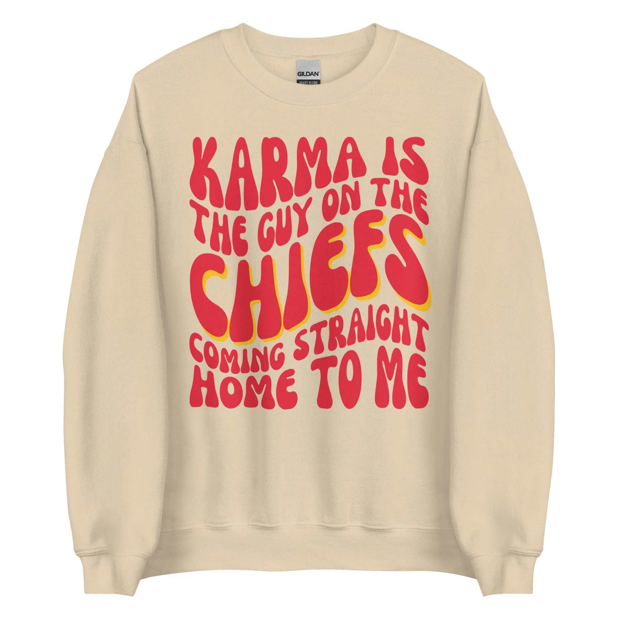 Karma Is The Guy On The Chiefs Sweatshirt