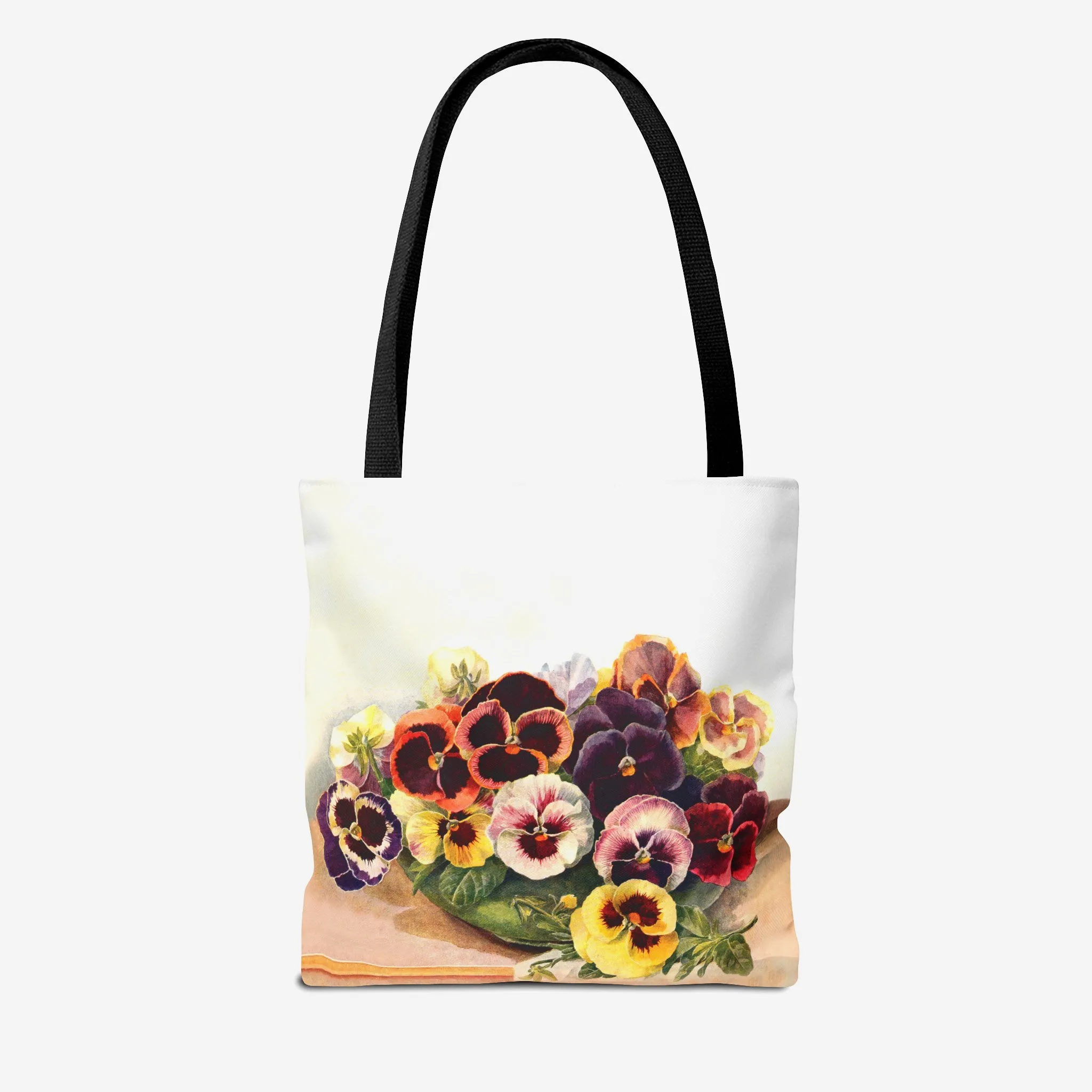 Lettuce, Corn, Celery, Radishes and Pansies Tote Bag