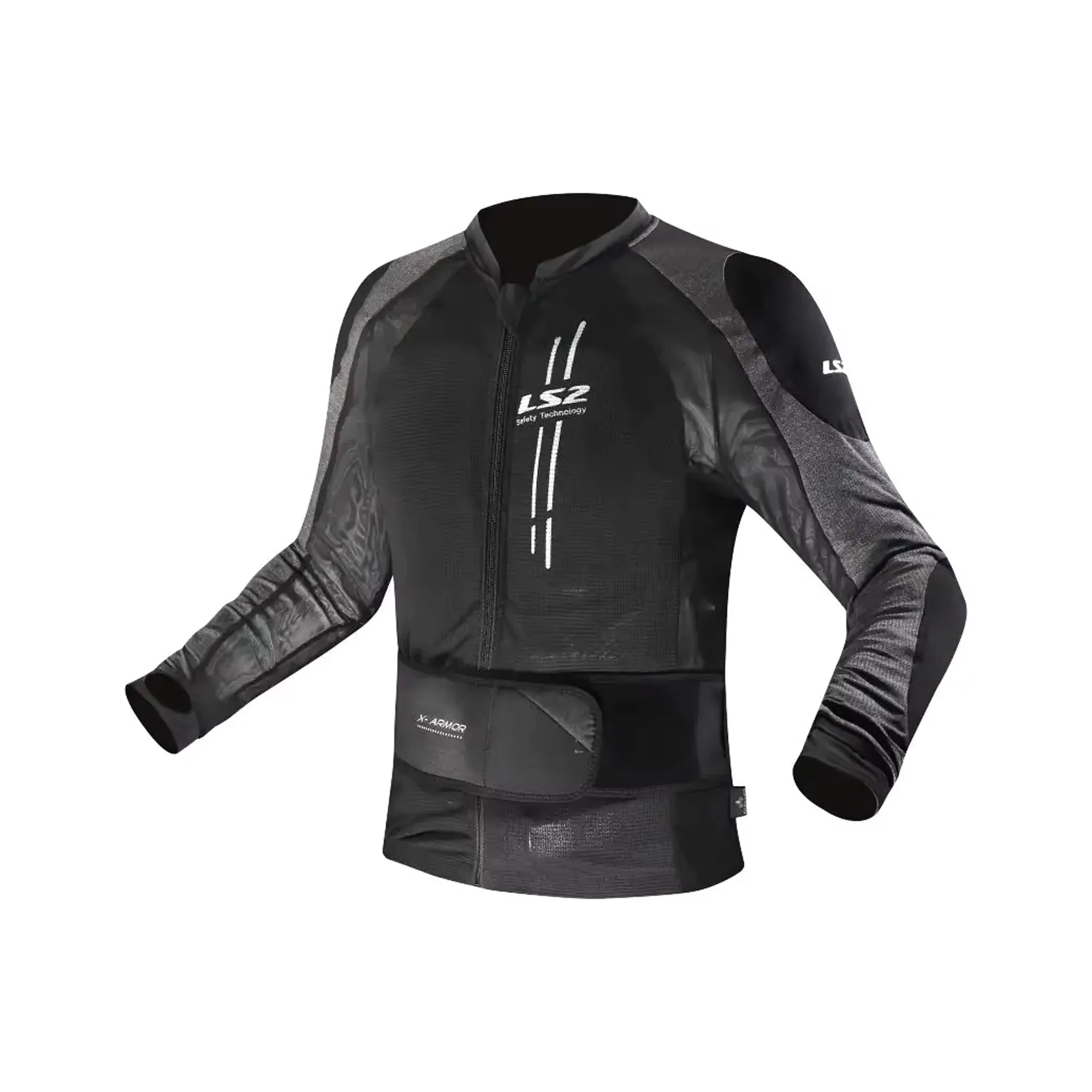 LS2 X Armor Ultra Light Protection Jacket MJ141 Black/Silver - 609305