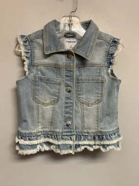 Mayoral Size 5 Denim Cotton Girls Sweaters & Vests