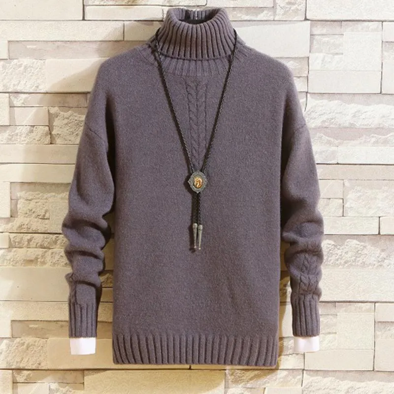 Men's Autumn/Winter Casual Warm Cashmere Turtleneck Sweater