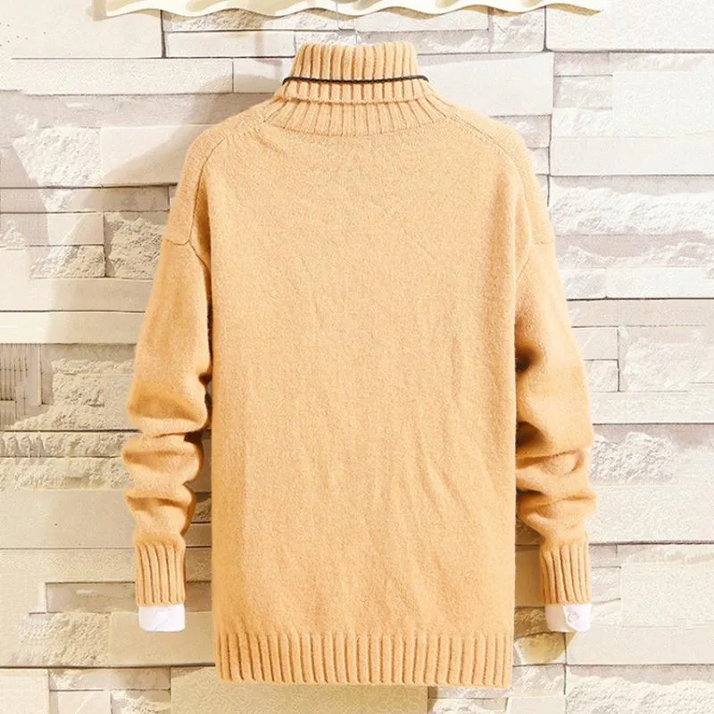 Men's Autumn/Winter Casual Warm Cashmere Turtleneck Sweater