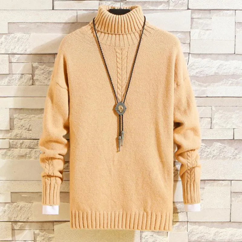 Men's Autumn/Winter Casual Warm Cashmere Turtleneck Sweater