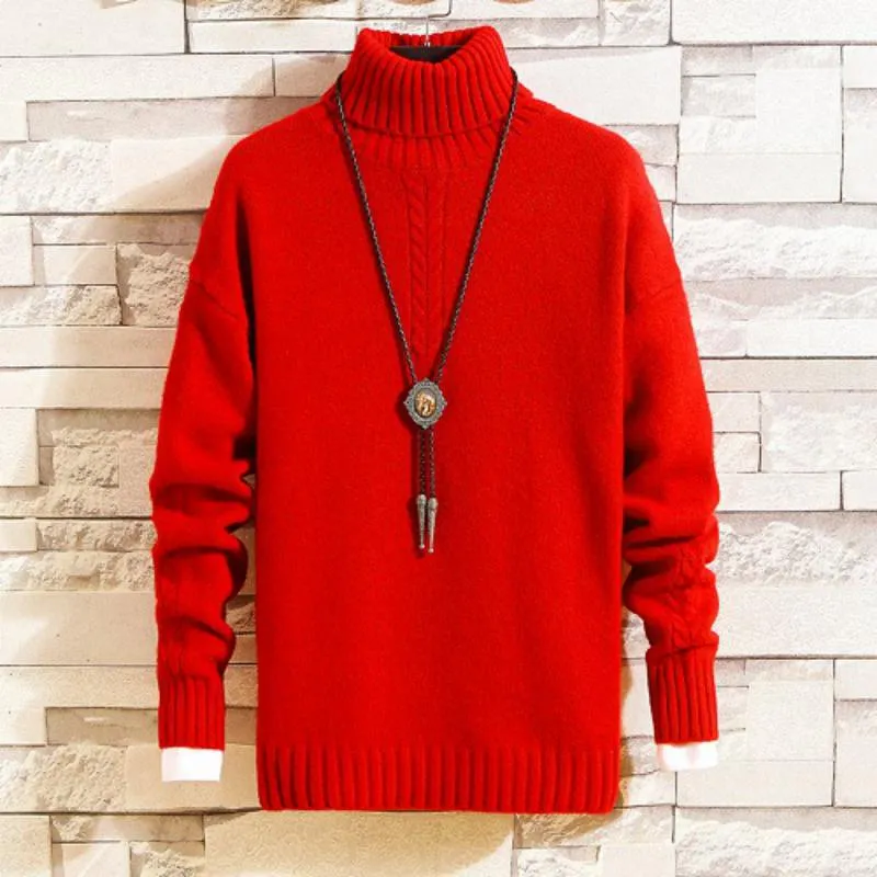 Men's Autumn/Winter Casual Warm Cashmere Turtleneck Sweater