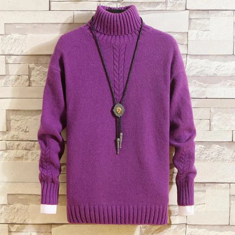 Men's Autumn/Winter Casual Warm Cashmere Turtleneck Sweater
