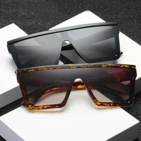 Onepiece Sharp Oversized Square Sunglasses