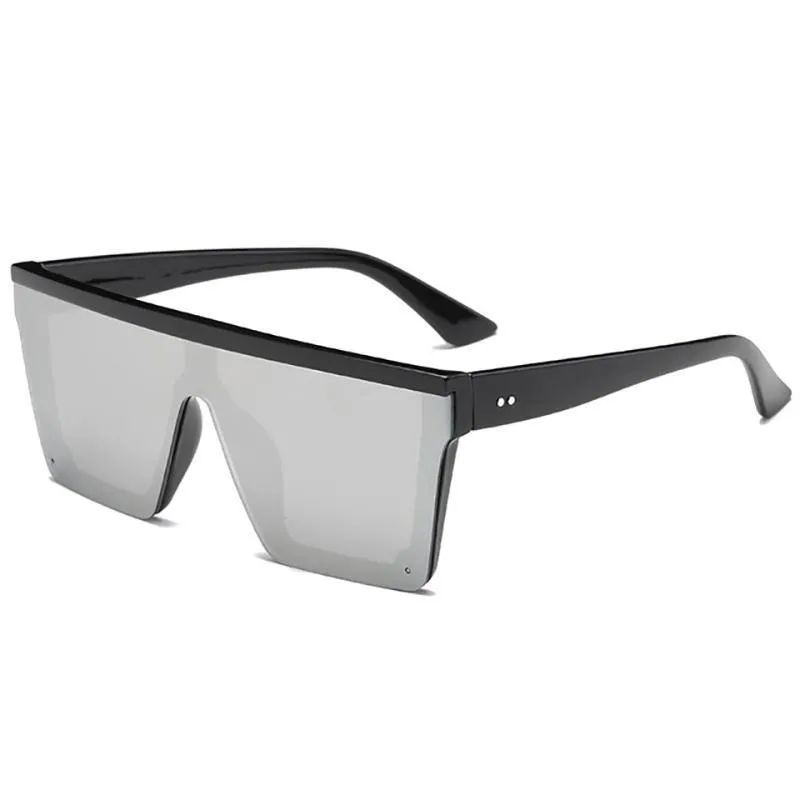 Onepiece Sharp Oversized Square Sunglasses