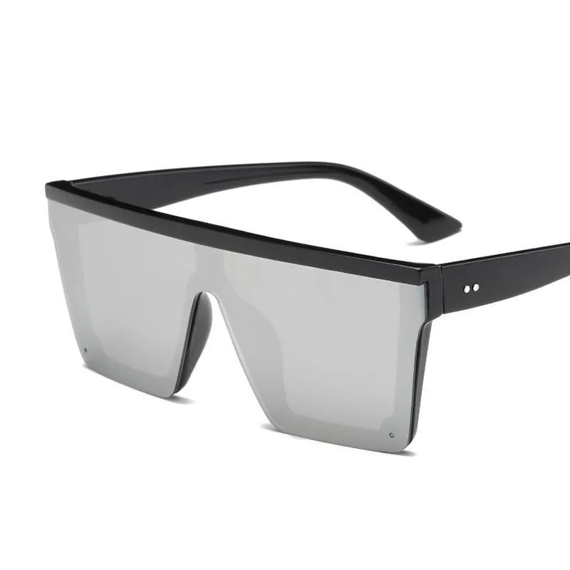 Onepiece Sharp Oversized Square Sunglasses