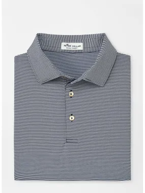 Peter Millar Jubilee Stripe Performance Polo in Navy