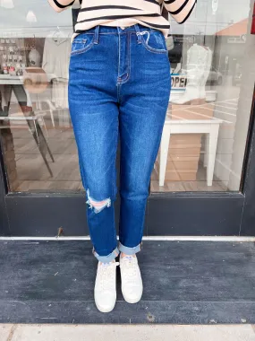 Teagan Stretch Mom Jeans