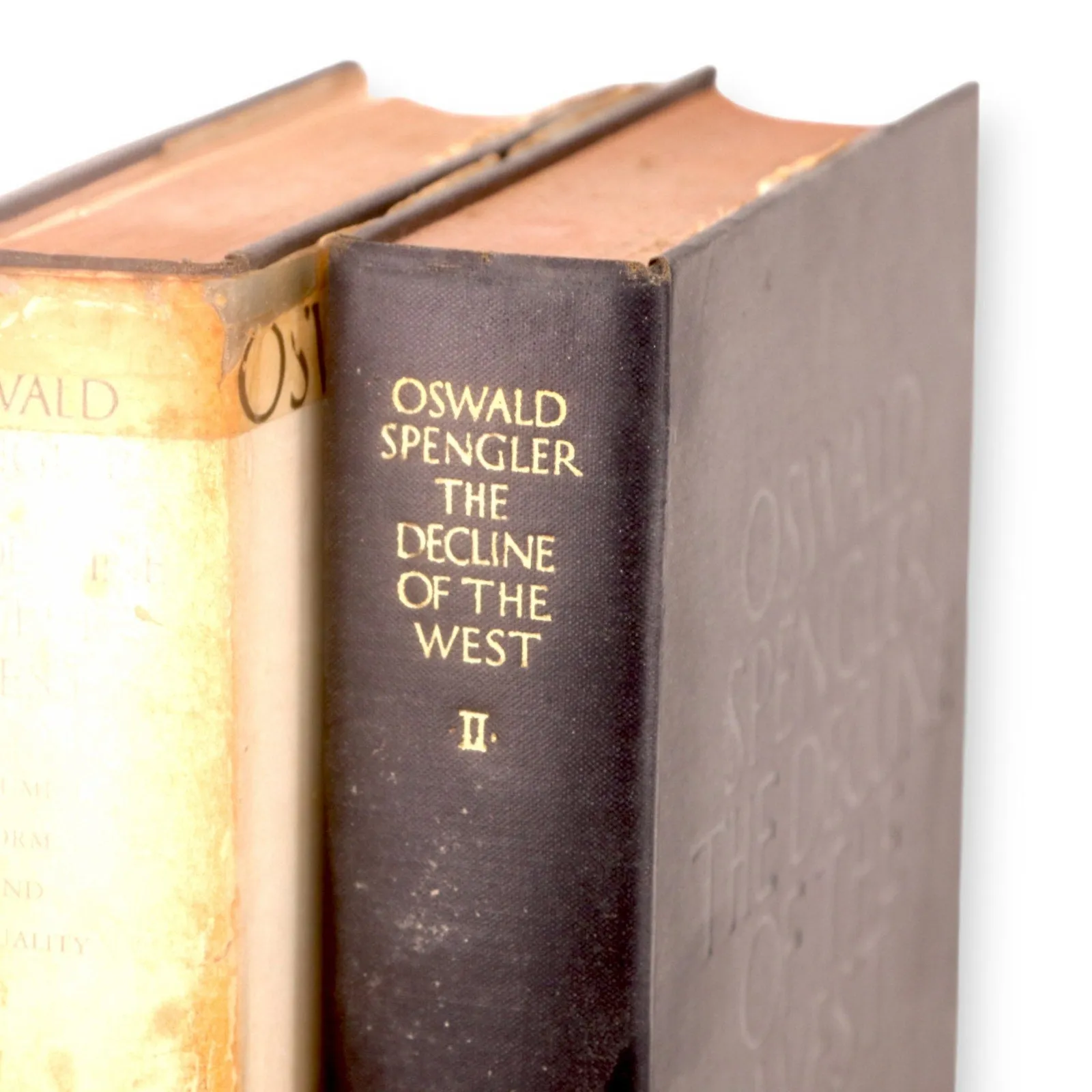 The Decline of the West 1950 Oswald Spengler 2 Vol Set Hardcover DJ Alfred Knopf