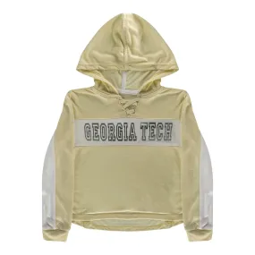 Toddler Georgia Tech Yellow Jackets Lace Up Long Sleeve Gold T-Shirt